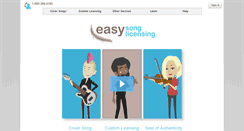 Desktop Screenshot of easysonglicensing.com